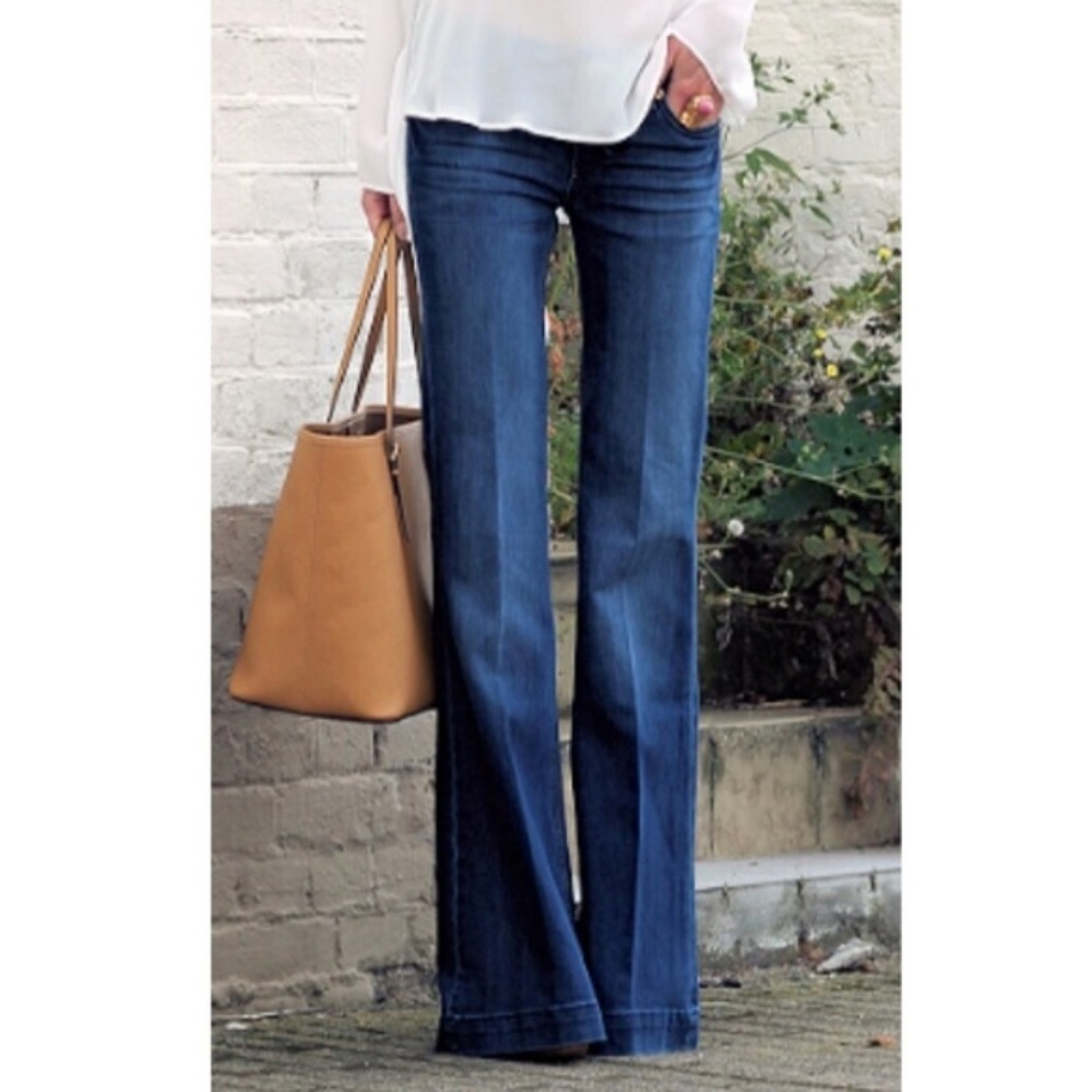 NWT Theory Wide Leg Jeans - Retail $225